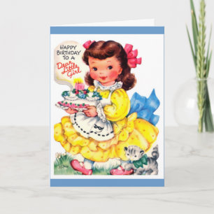 Alles Gute zum Geburtstag, kleines Mädchen! Karte