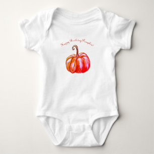 Alles Gute zum Geburtstag Kürbis T-Shirt Baby Strampler