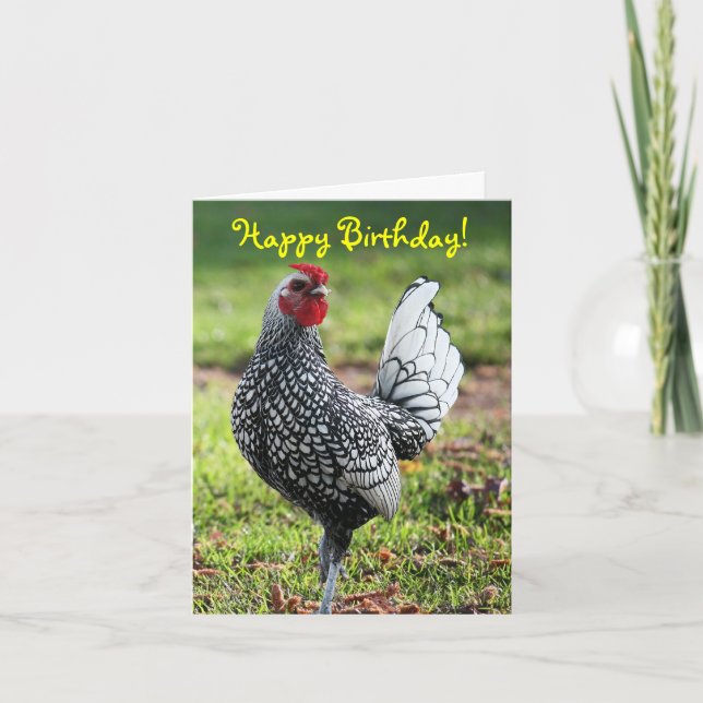 Alles Gute zum Geburtstag, Leere Karte (Vorderseite)