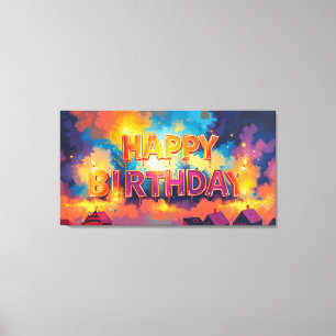 Alles Gute zum Geburtstag Leinwanddruck