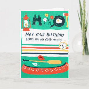 Alles Gute zum Geburtstag Letterpress Karte