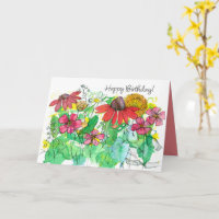 Alles Gute zum Geburtstag Leuchtender Sommergarten