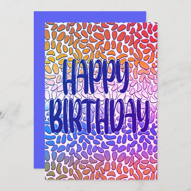 Alles Gute zum Geburtstag! Liebe ! (Vorne/Hinten)