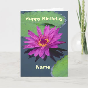 Alles Gute zum Geburtstag - Lilie Karte
