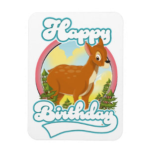 Alles Gute zum Geburtstag Logo Magnet