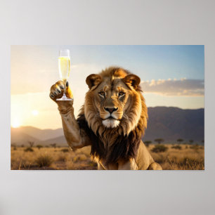 Alles Gute zum Geburtstag Löwe - Herzlichen Glückw Poster