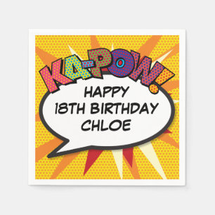 ALLES GUTE ZUM GEBURTSTAG Lustige personalisierte  Serviette