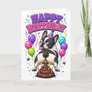 Alles Gute zum Geburtstag Lustiger kackender Hund Karte
