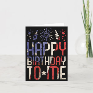 Alles Gute zum Geburtstag Lustiges 4. Juli Party G Karte
