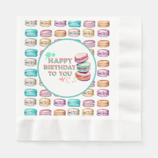 Alles Gute zum Geburtstag! | Macaron Serviette