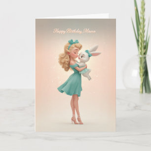 Alles Gute zum Geburtstag Mama Elegante Mutter und Karte