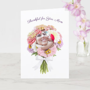 Alles Gute zum Geburtstag Mama Foto Blumenstrauß C Karte