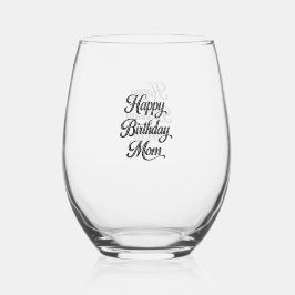 Alles Gute zum Geburtstag Mama Weinglas Ohne Stiel