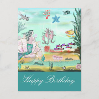 Alles Gute zum Geburtstag Märchen Postkarte