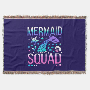 Alles Gute zum Geburtstag Meerjungfrau-Squad Ozean Decke