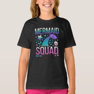Alles Gute zum Geburtstag Meerjungfrau-Squad Ozean T-Shirt