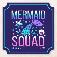 Alles Gute zum Geburtstag Meerjungfrau-Squad Ozean