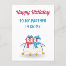 Alles Gute zum Geburtstag meinem Komplizen zum Geb
