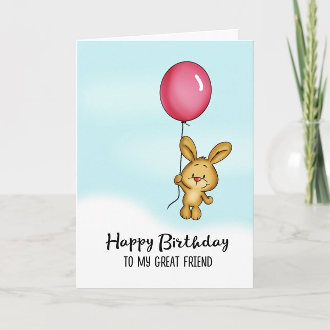 Alles Gute zum Geburtstag meiner Freundin - Geburt Karte (Vorderseite)