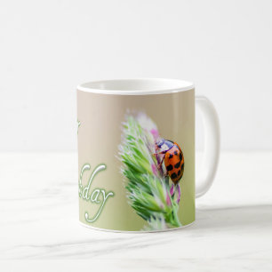 Alles Gute zum Geburtstag mit einem Ladybug Tasse! Kaffeetasse