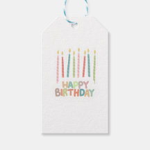 Alles Gute zum Geburtstag mit Kerzen