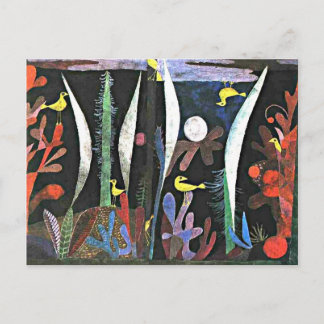 Alles Gute zum Geburtstag! mit Paul Klee Kunstwerk Postkarte