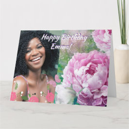 Alles Gute zum Geburtstag mit persönlichem Namen u Karte