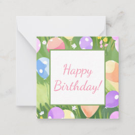 Alles Gute zum Geburtstag! Mitteilungskarte