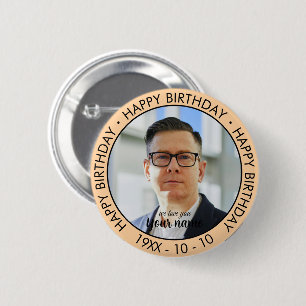 Alles Gute zum Geburtstag Modern Einfach Benutzerd Button
