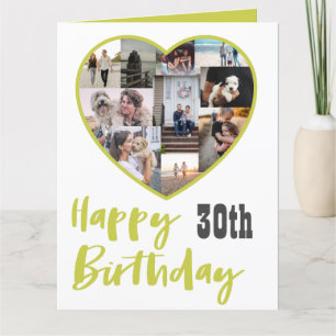Alles Gute zum Geburtstag Multi Collage Grußkarte Karte