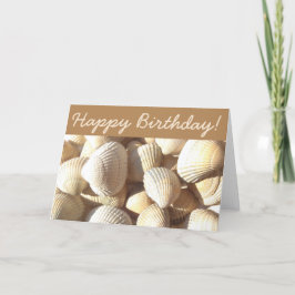 Alles Gute zum Geburtstag, Muscheln Sonniger Somme Karte