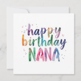 Alles Gute zum Geburtstag Nana Karte