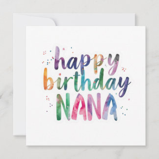 Alles Gute zum Geburtstag Nana Karte