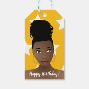 Alles Gute zum Geburtstag! Natürliche Schönheit, w Geschenkanhänger