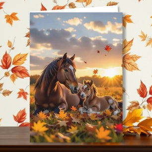 Alles Gute zum Geburtstag Nichte   Pferde Thema Karte