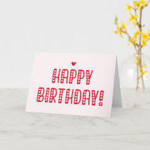 Alles Gute zum Geburtstag! Niedliche Typografie