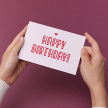 Alles Gute zum Geburtstag! Niedliche Typografie