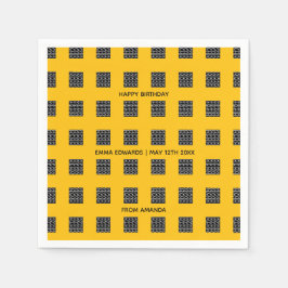 Alles Gute zum Geburtstag, Niedliches ethnisches M Serviette