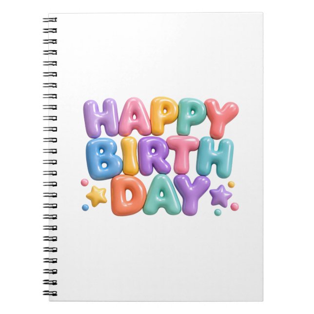 Alles Gute zum Geburtstag Notizblock (Vorderseite)