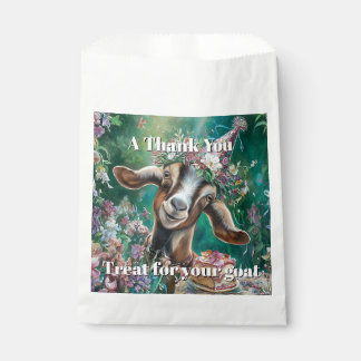Alles Gute zum Geburtstag Nubier-Ziegen-Gartenblum Geschenktütchen