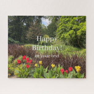 Alles Gute zum Geburtstag oder Ihre Text Naturpark Puzzle