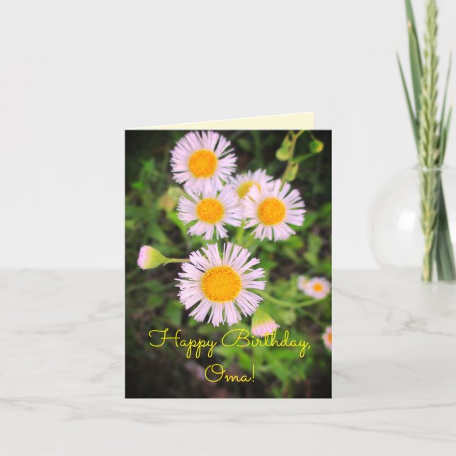 Alles Gute zum Geburtstag, Oma! Haben Sie einen Karte (Vorderseite)