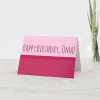 Alles Gute zum Geburtstag, Oma! U. i-Liebe Sie