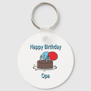 Alles Gute zum Geburtstag Opa deutscher Schlüsselanhänger