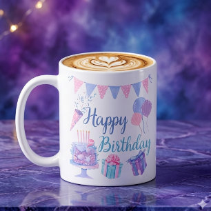 Alles Gute zum Geburtstag – Ozean-inspirierter Kuc Kaffeetasse