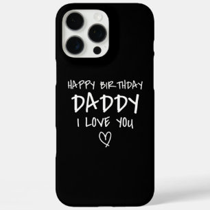 Alles Gute zum Geburtstag Papa ich liebe dich Vate iPhone 16 Pro Max Hülle