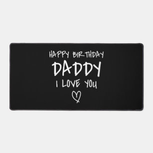 Alles Gute zum Geburtstag Papa ich liebe dich Vate Schreibtischunterlage
