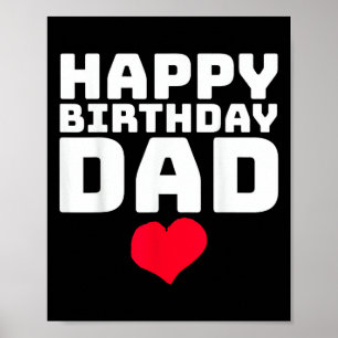 Alles Gute zum Geburtstag Papa Poster