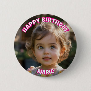 Alles Gute zum Geburtstag Personalisierte Gesicht Button