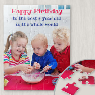 Alles Gute zum Geburtstag Personalisiertes Kinderf Puzzle